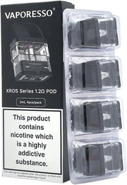 Vaporesso XROS 1.2Ω replacement pods with Flavor Boost technology, designed for delivering enhanced taste and smooth vapor production, compatible with the Vaporesso XROS series for a satisfying vaping experience.